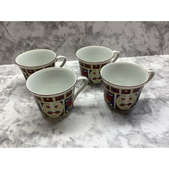 Seymour Mann "Derbyshire" 4 Vintage Cups - Japan - "Imari style" Circa 1970s - Picture 3 of 4